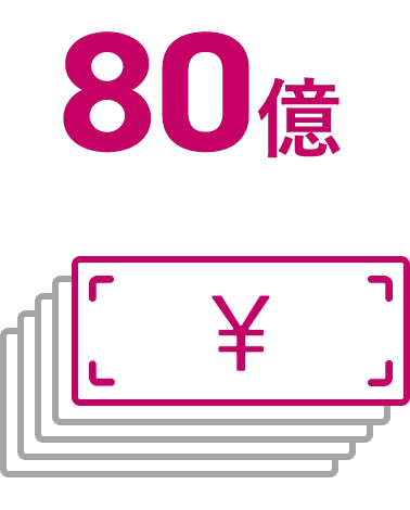 80億